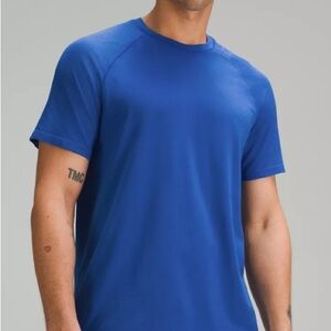 Lululemon Mens Royal Blue Performance Crew Neck Tee